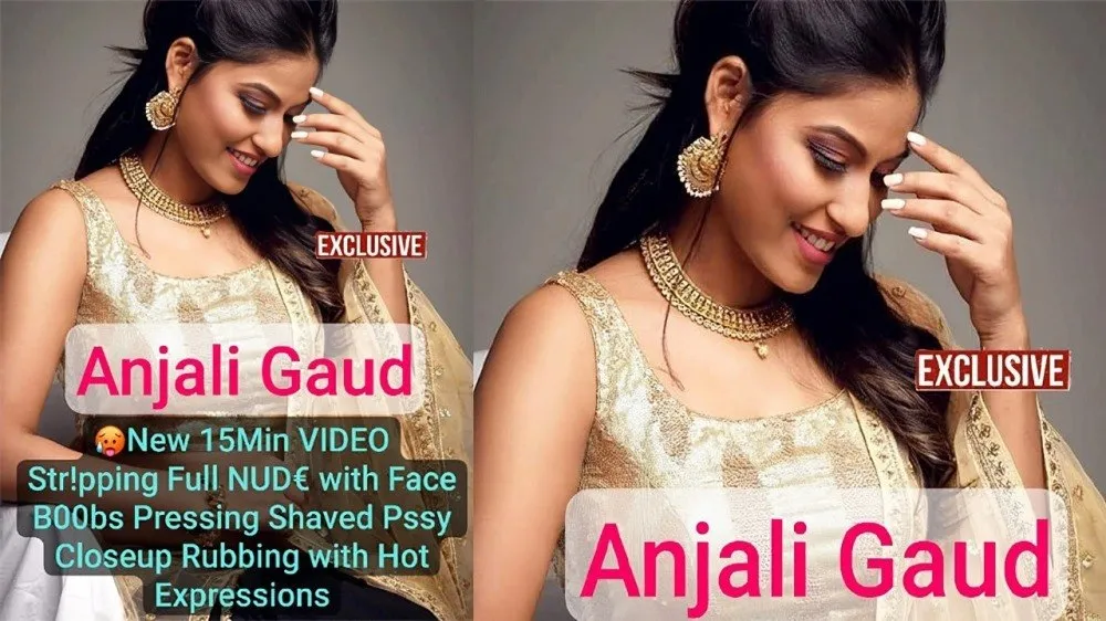 Anjali Gaud Famous Model B00bs Shaved Pssy Closeup Rubbing