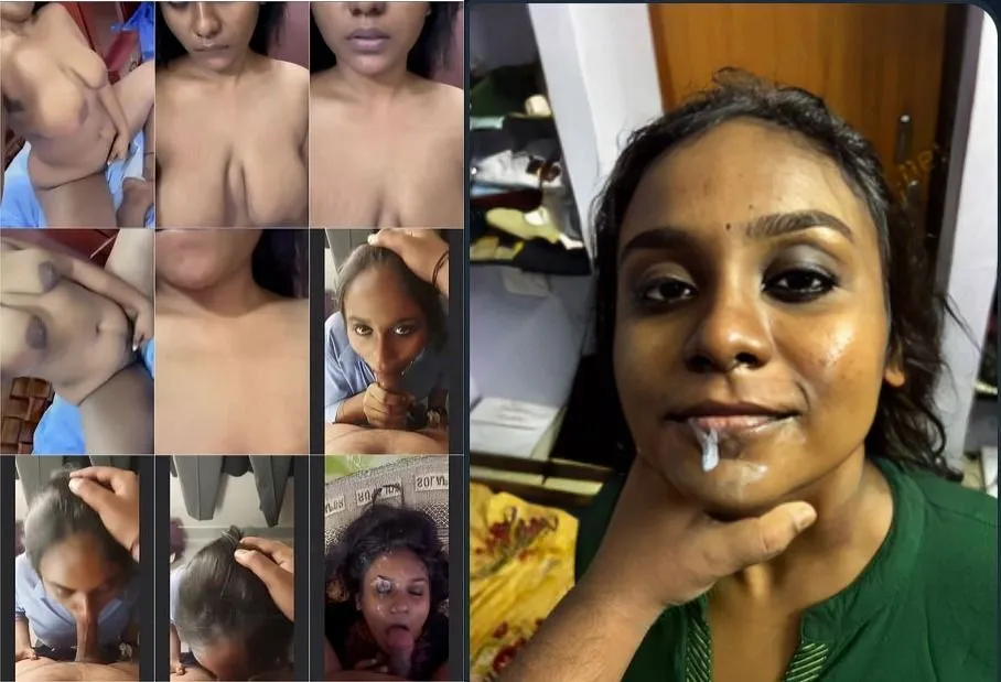 Famous Dusky Tamil Girl Blowjob And Cumming On Face Video