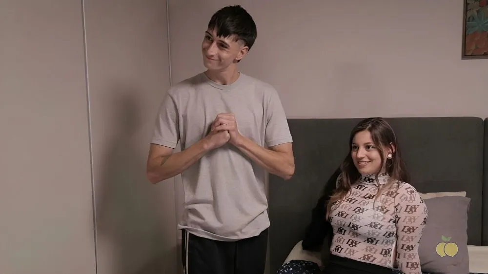 My Stepbrother Proposes Me To Attend A Porn Casting Lateron We Make A Family Porn Video