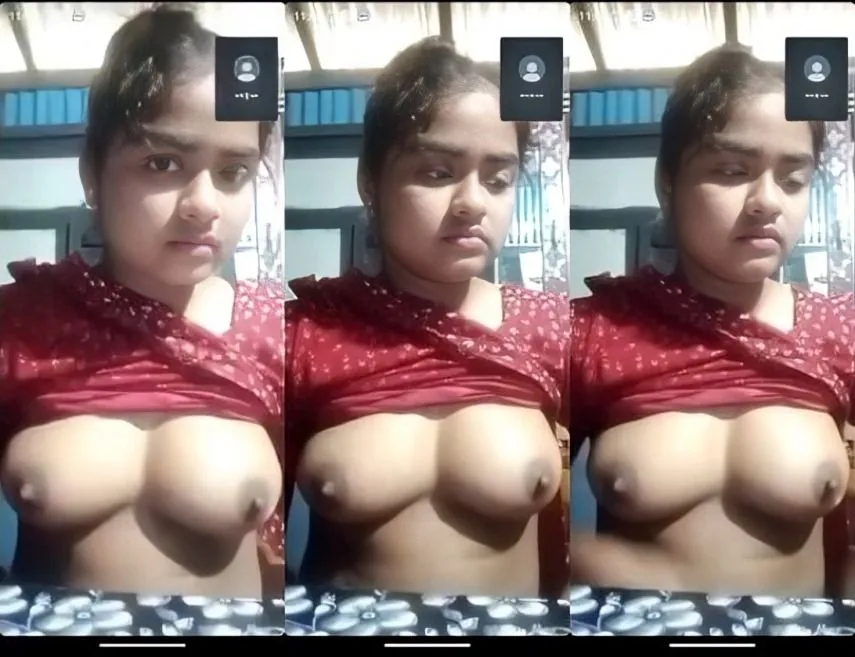 Cute Indian Girl Shows Boobs On Vc Lover