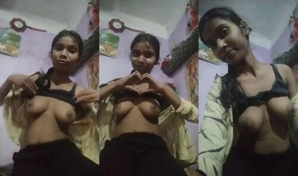 Cute Indian Girl Shows Boobs Matured