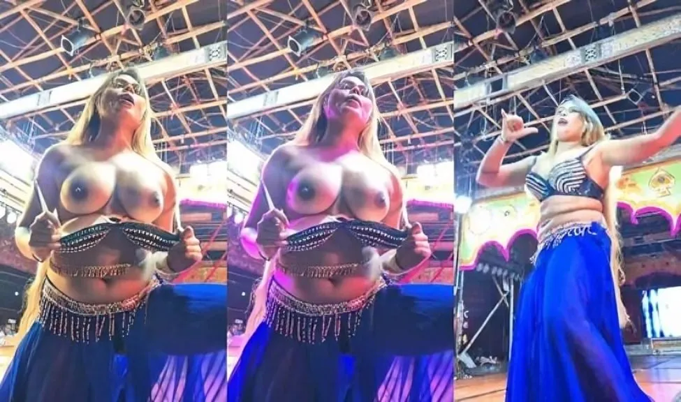 Nisha Maharana Showing Her Boobs In Dance Show