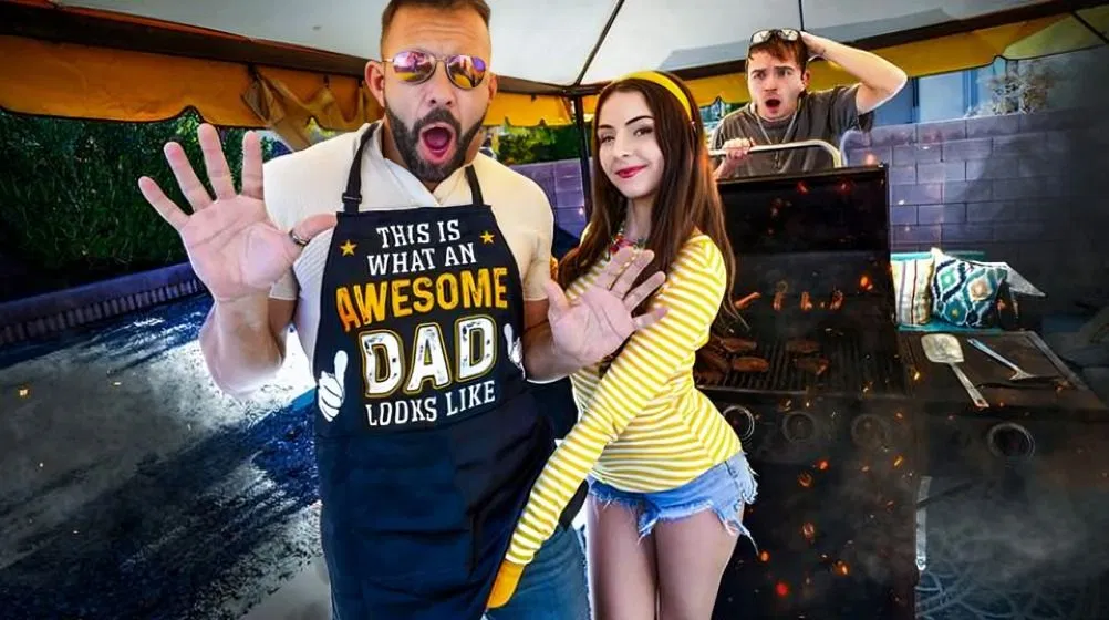 [FamilyStrokes] Serena Hill – “i’ll Drain Your Cock Before The Bbq” Serena Gets Marinated In Dadd…