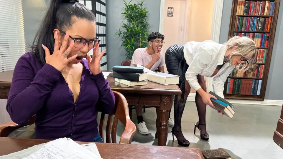 Goofing Off In A Library – [LilHumpers] Christina Savoy 