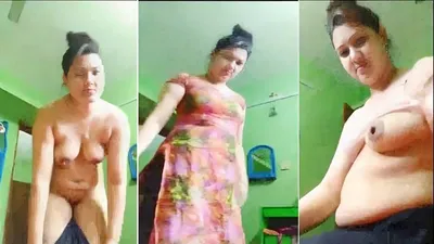 Desi Milf Big Naked Boobs Erect Nipples And Pink Choot Show To Lover Watch