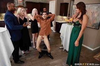 A Wild & Crazy Cock Stuffing Party – BrazzersExxtra – Halle Hayes