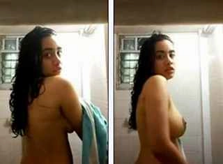 Sexy mallu babe revathi nude in bathroom video for her BF