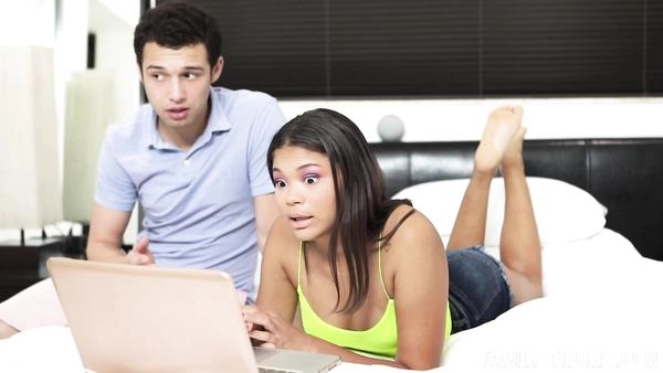 My Step Brother Came Back From School And Fucked My Tender Wet Pussy