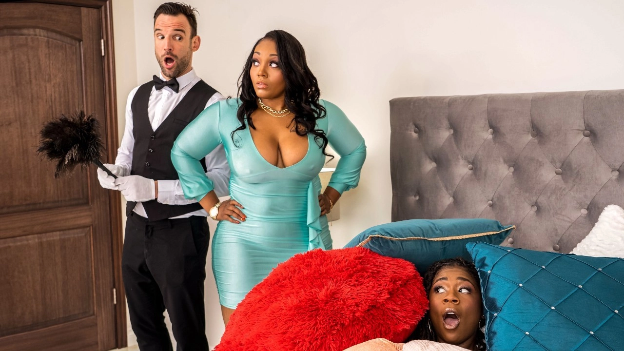 Pillow-Humping Humpette Loves A Threesome – BrazzersExxtra – Mimi Curvaceous And Hazel Grace