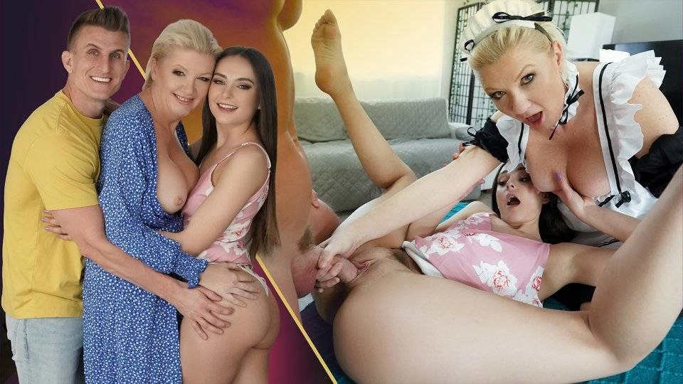 Nana Likes It Clean – [PervNana] Aften Opal, Bree Austin