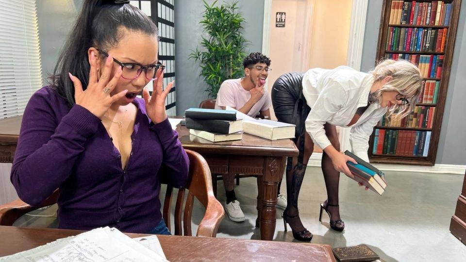 Goofing Off In A Library – [LilHumpers] Christina Savoy 