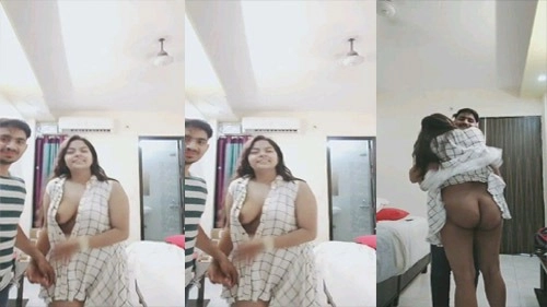 Beautiful Desi Girl Enjoying with Naughty Boyfriend Hindi Audio Don’t Miss