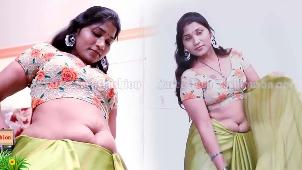 Aunty Saree Wearing Style How To Wear South Indian Style