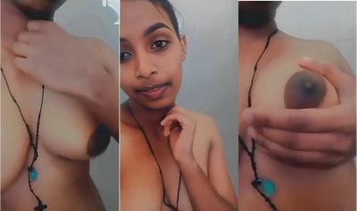 Young Girl In Bathroom