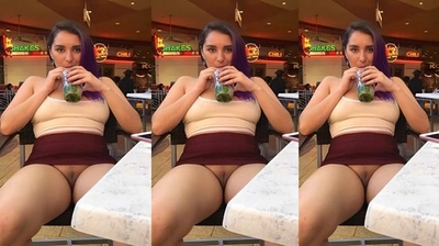 Girl Showing Pussy In Restorent Viral Video Watch Online