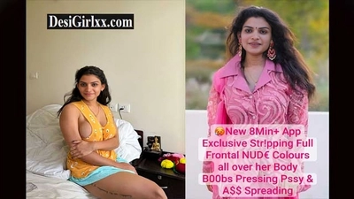 Reshm! R Nair New Latest App Exclusive Nud€ – Covered In Colours B00bs Pressing Pssy & A$$ Spread…