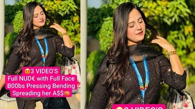 Beautiful Desi Gf Pressing B00bs Bending Spreading Her A$$