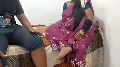 Tamil Housewife Aunty Seducing Her Son’s Friend Hot Sucking And Pussy Licking Hard Fucking