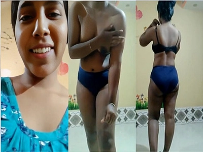 Shy Indian Girl Shows Boobs