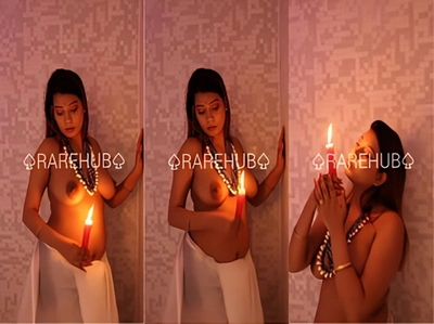 Model Erotic Shoot With Candle ~ App Content