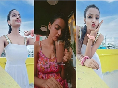 Sexy Slim Bigboob Horny Girl Shows For Lover