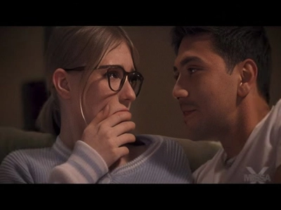 Melody Marks Hot Movie Night