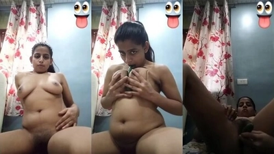 Horny Indian Girl Masturbating Alone Room