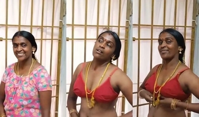 Telugu Bhabhi Shows Her Bra