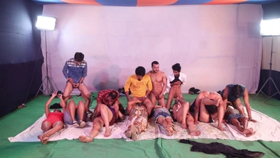 Nude World – Vchat Exclusive Indian Gangbang