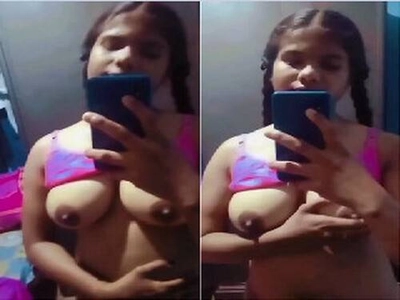 18 Years Old Tamil Girl Record MMS for her lover