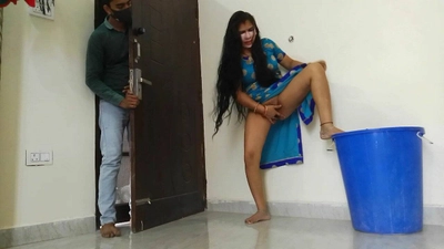 Indian Bhabhi Caught By Dever And Fucked