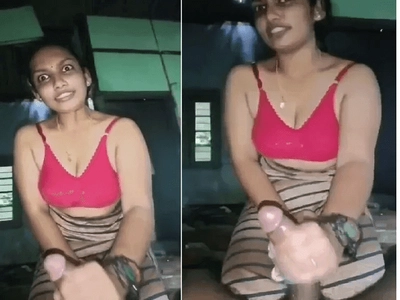 Big Boobs Mallu Chechi Handjob And Viral Blowjob