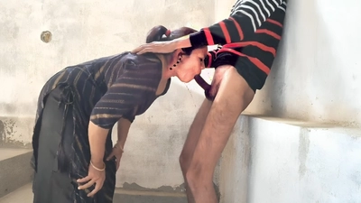 Desi Indian Viral Couple Hardcore Fucking On Stairs